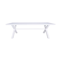 Blake Aluminium Dining Table 240cm White