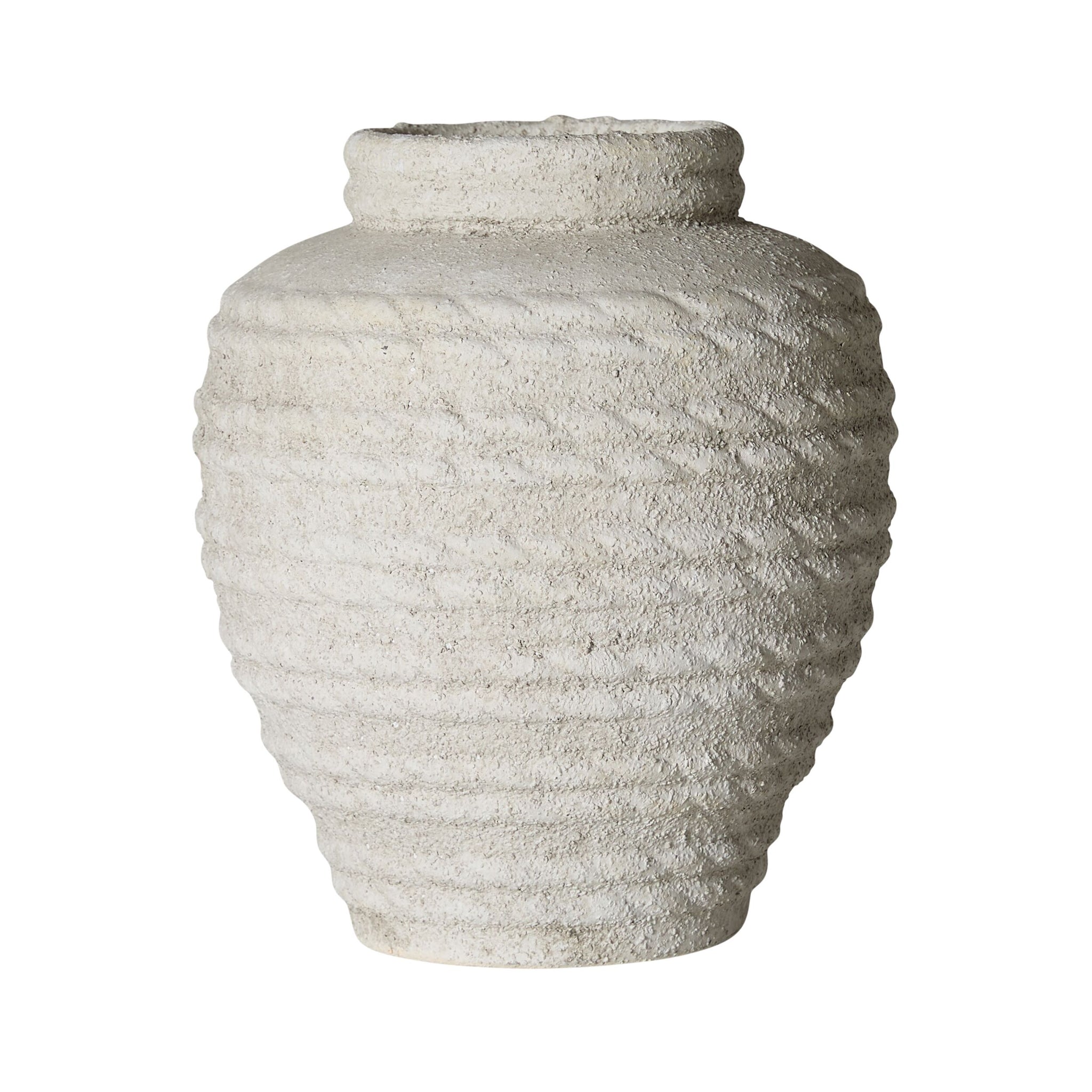 Octavia Rope Detail Ceramic Urn Vase