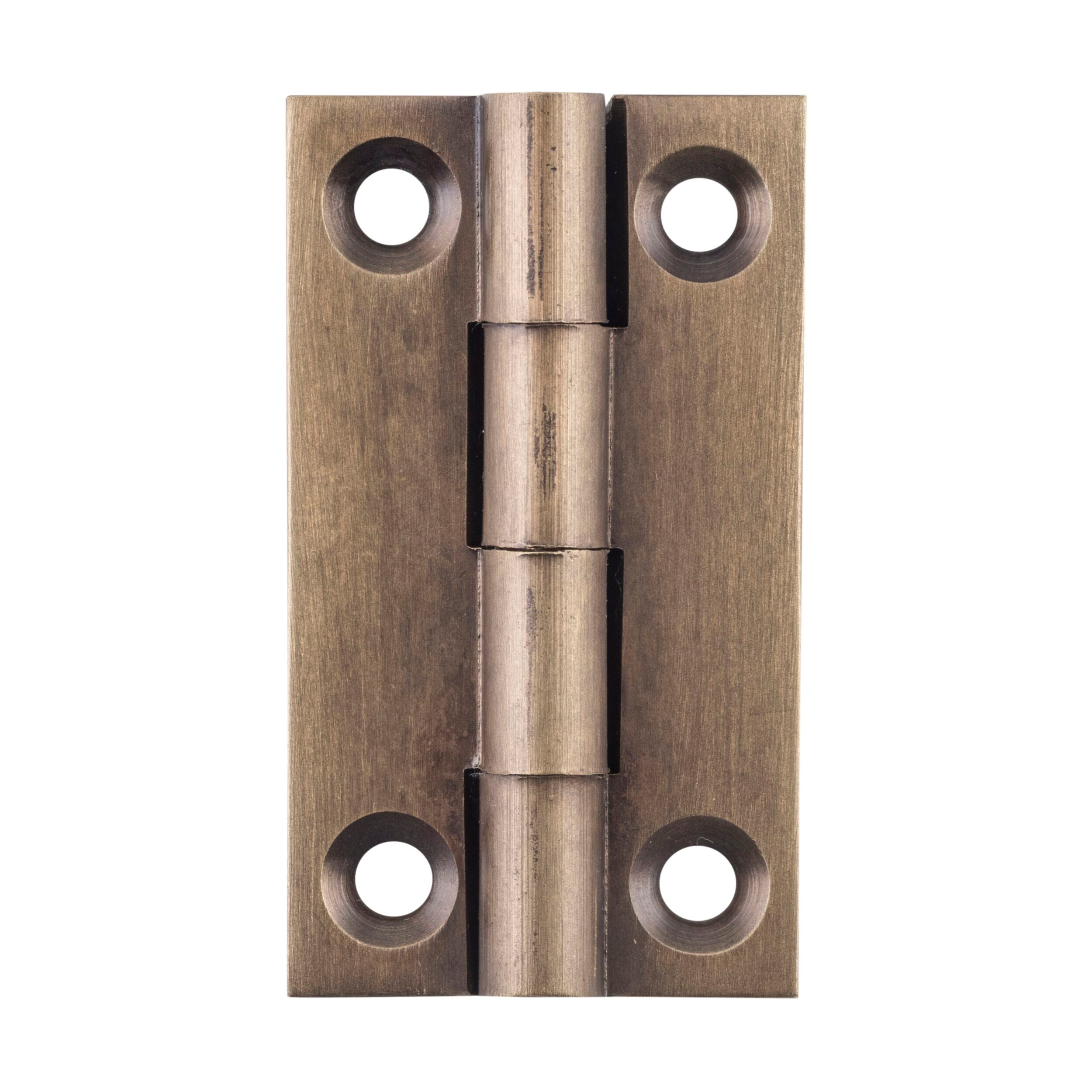 9727 Cabinet Hinge Fixed Pin Antique Brass H38xW22mm