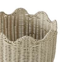Sidney Woven Planter Small Stone