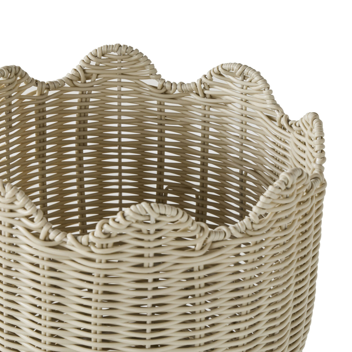 Sidney Woven Planter Small Stone