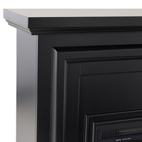 Islington Fireplace Black 120x33x101.5cm