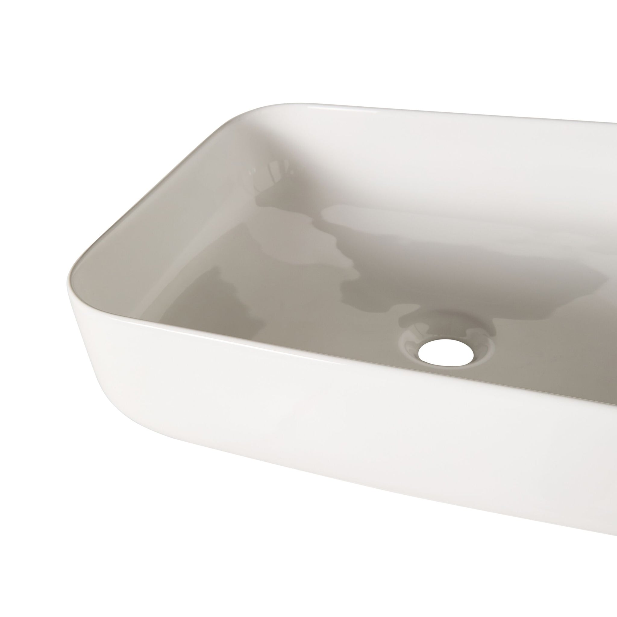 Orson Rectangle Ceramic Basin 515x400x135mm