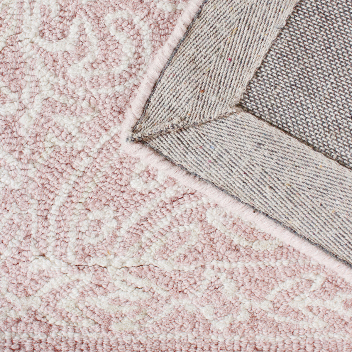 Henna Handtufted NZ Wool Rug Blush 150x240cm