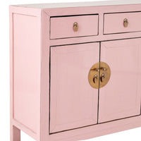 Sansha 4 Door & 4 Drawer Sideboard Blush Pink