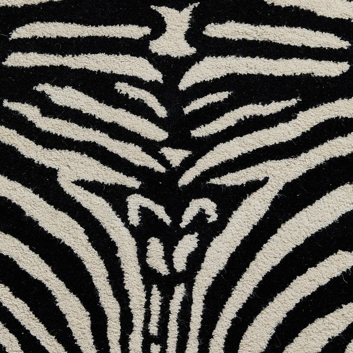 Wildkind Zebra Wool Rug 150cm