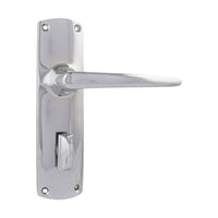 0820P Door Lever Retro Privacy Pair Chrome Plated H150xW40xP57mm