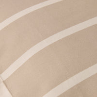 Aruba Scallop Edge Stripe Outdoor Cushion Sand 45x45cm