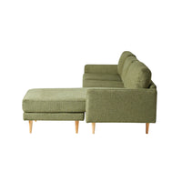 Boden 3 Seater Sofa with Reversible Chaise Sorrento Olive