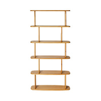 Jasper Solid Oak Tall Bookshelf