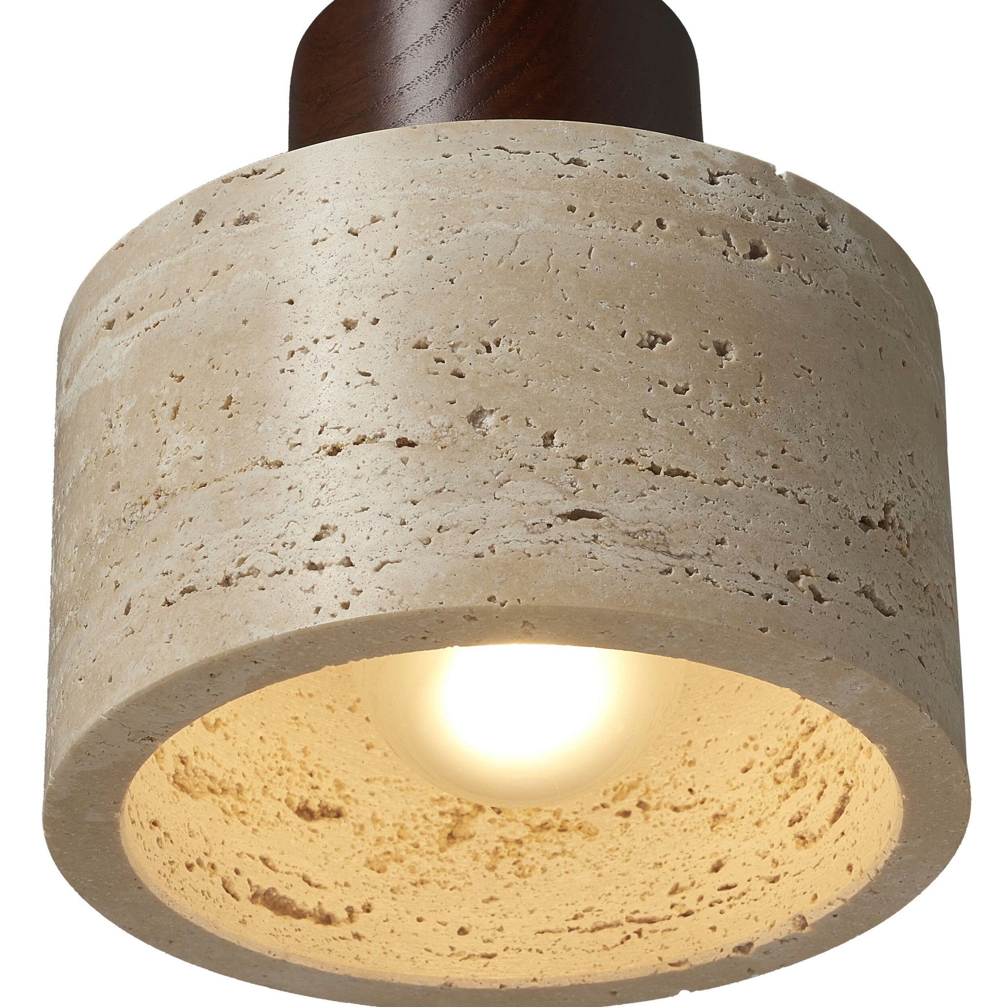 Rayla Travertine Pendant 12x18cm