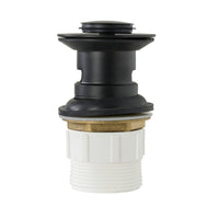 Camden Pop Up Waste Universal 32/40 x 80mm with Overflow Matte Black