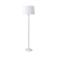 Melissa Wooden Floor Lamp White 162cm