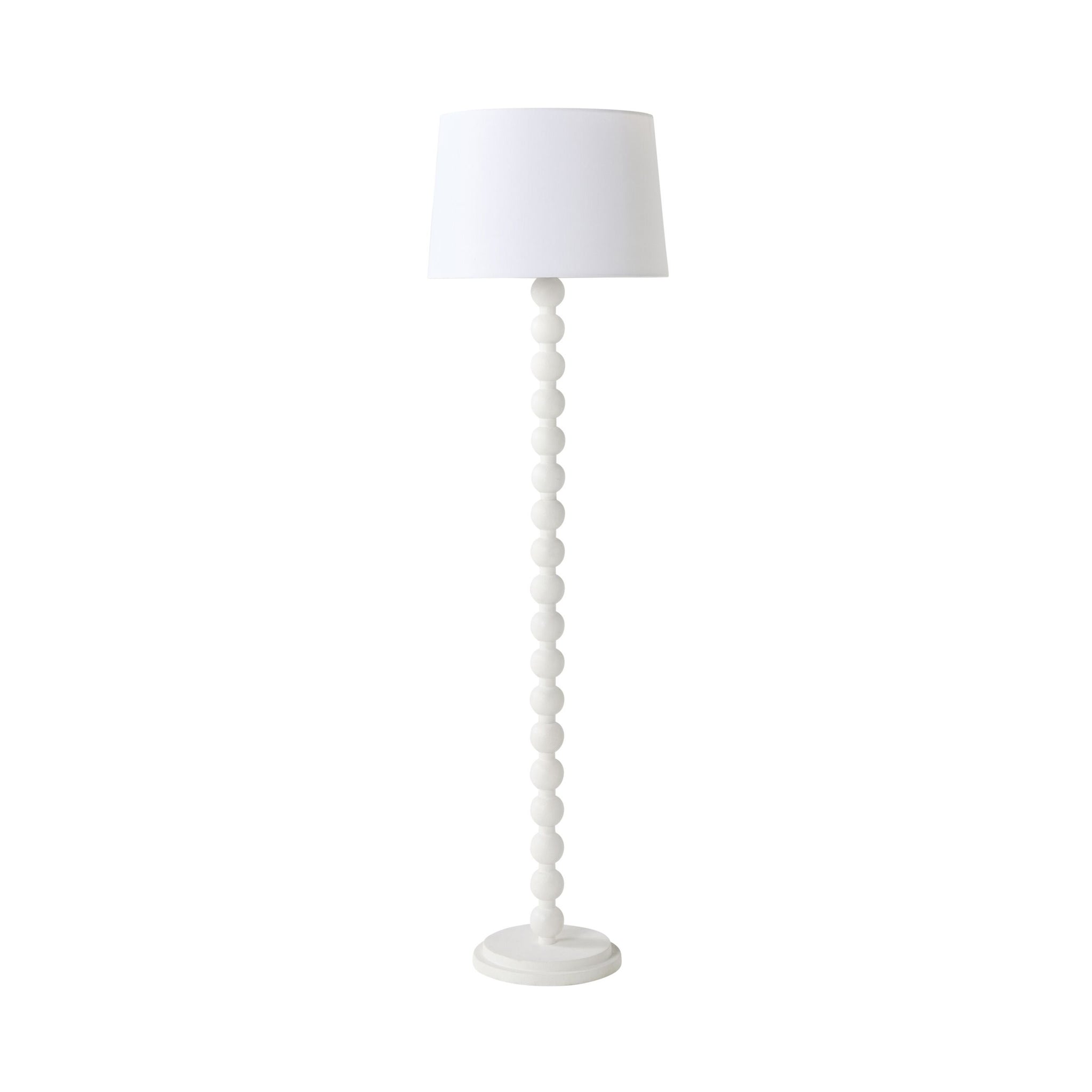 Melissa Wooden Floor Lamp White 162cm