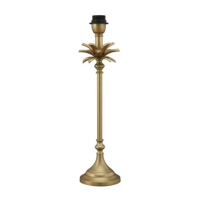 Palmira Matt Brass Metal Table Lamp Base 13x13x45cm