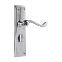 0790P Door Lever Milton Privacy Pair Chrome Plated H200xW50xP68mm