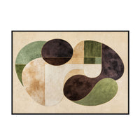 Abstracted Harmony Framed Textured Print 140x100cm