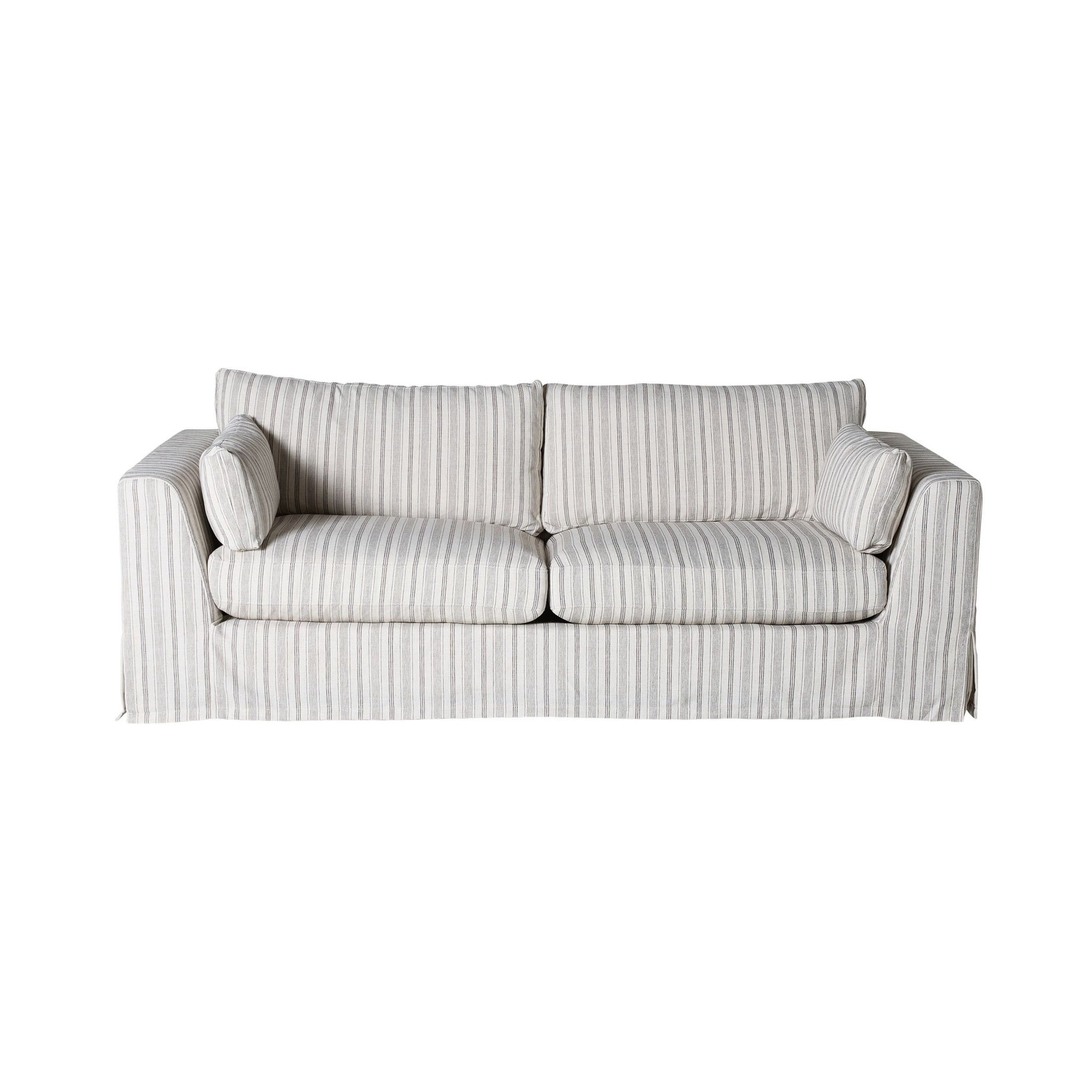Manon 3 Seater Sofa Linen Stripe