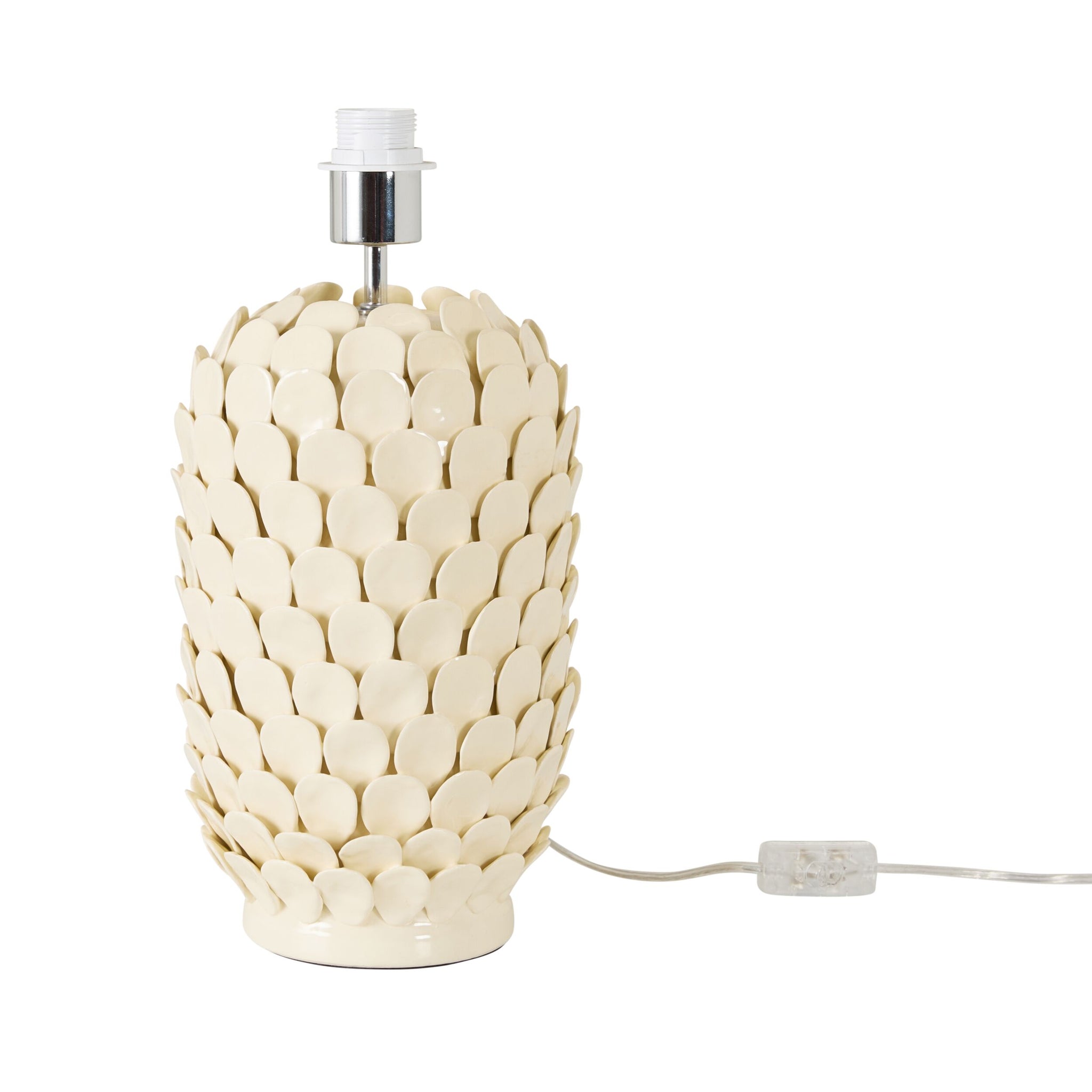 Seascale Table Lamp Ivory Base Only 21x30cm