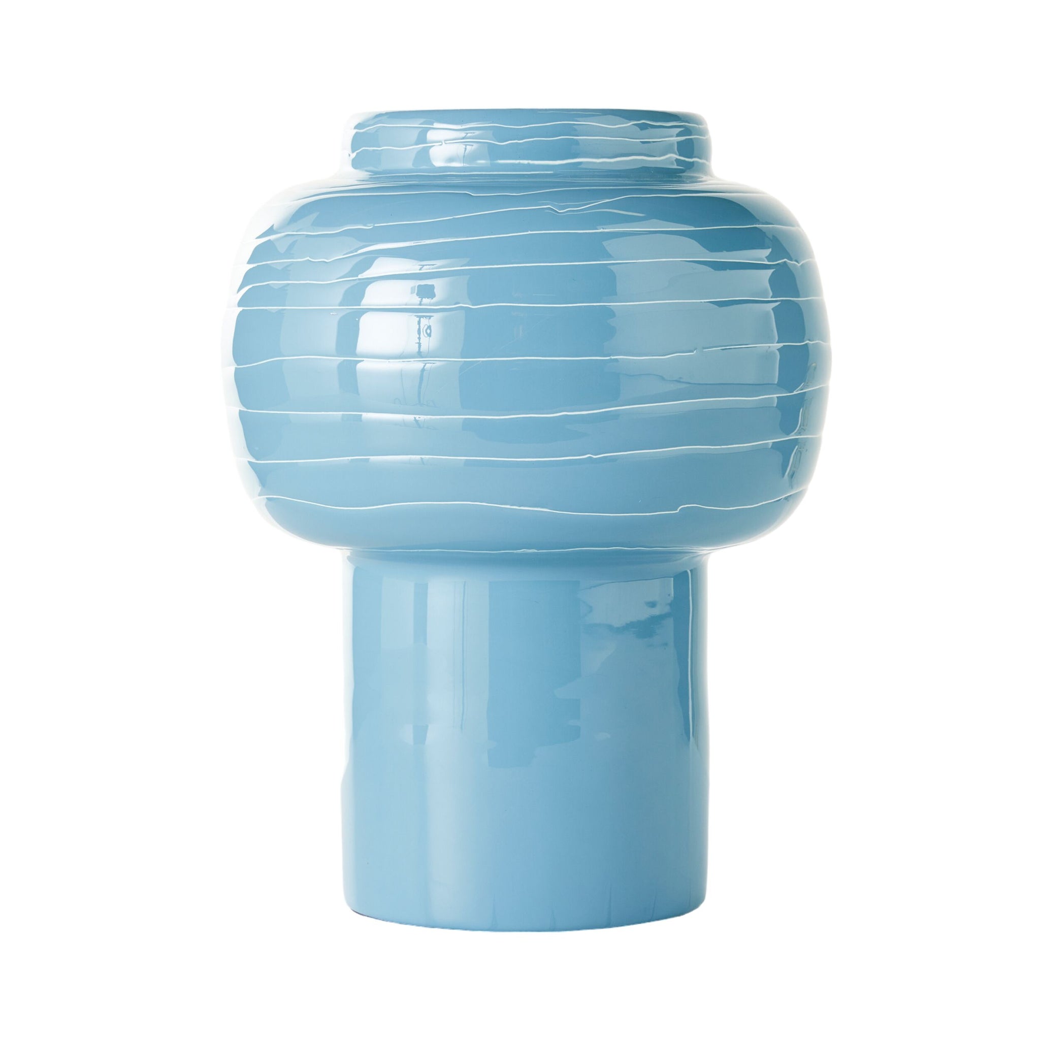 Sarra Vase Blue 20x20x26cm