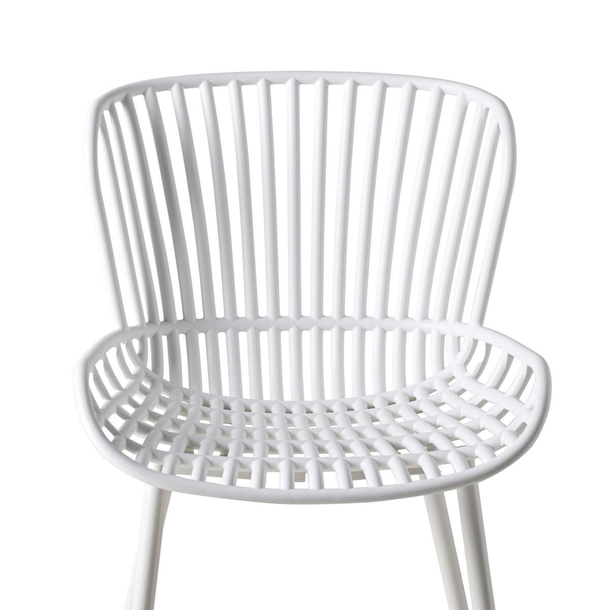 Lini Outdoor Dining Chair White