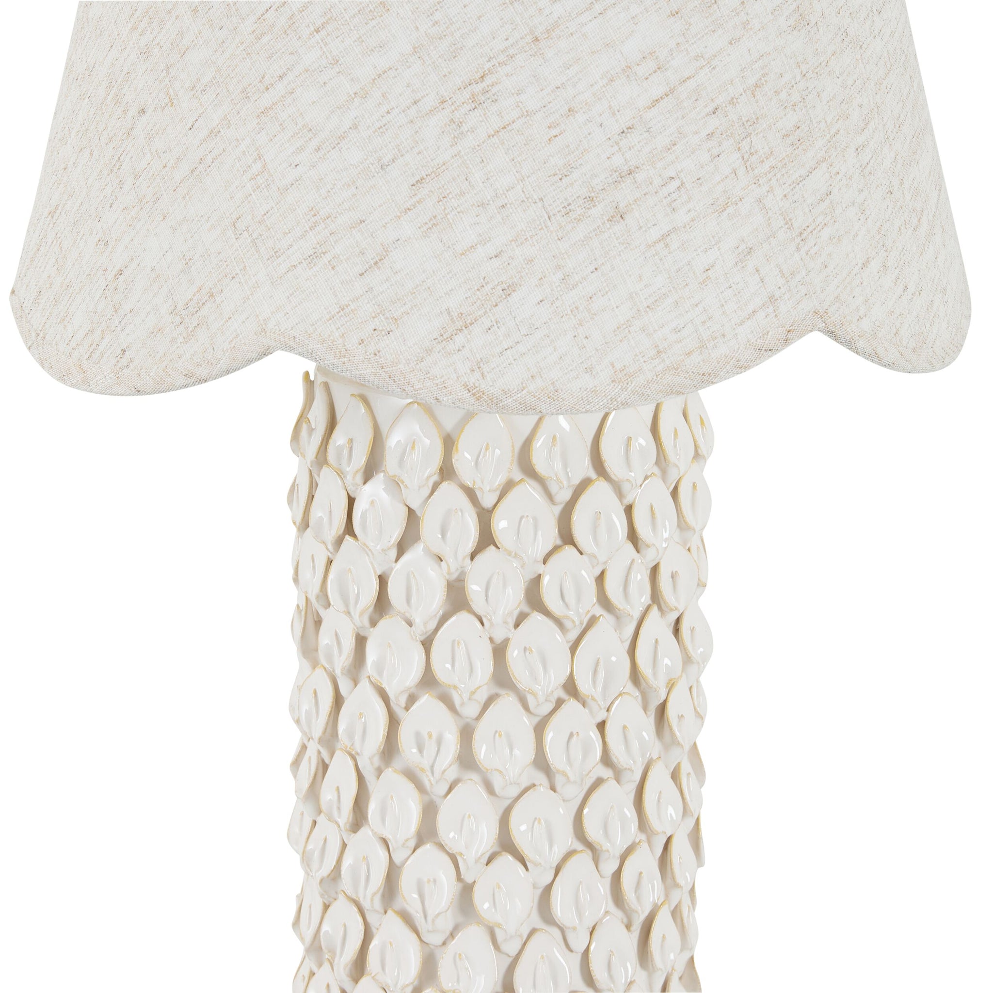 Driftleaf Table Lamp Ivory 71cm
