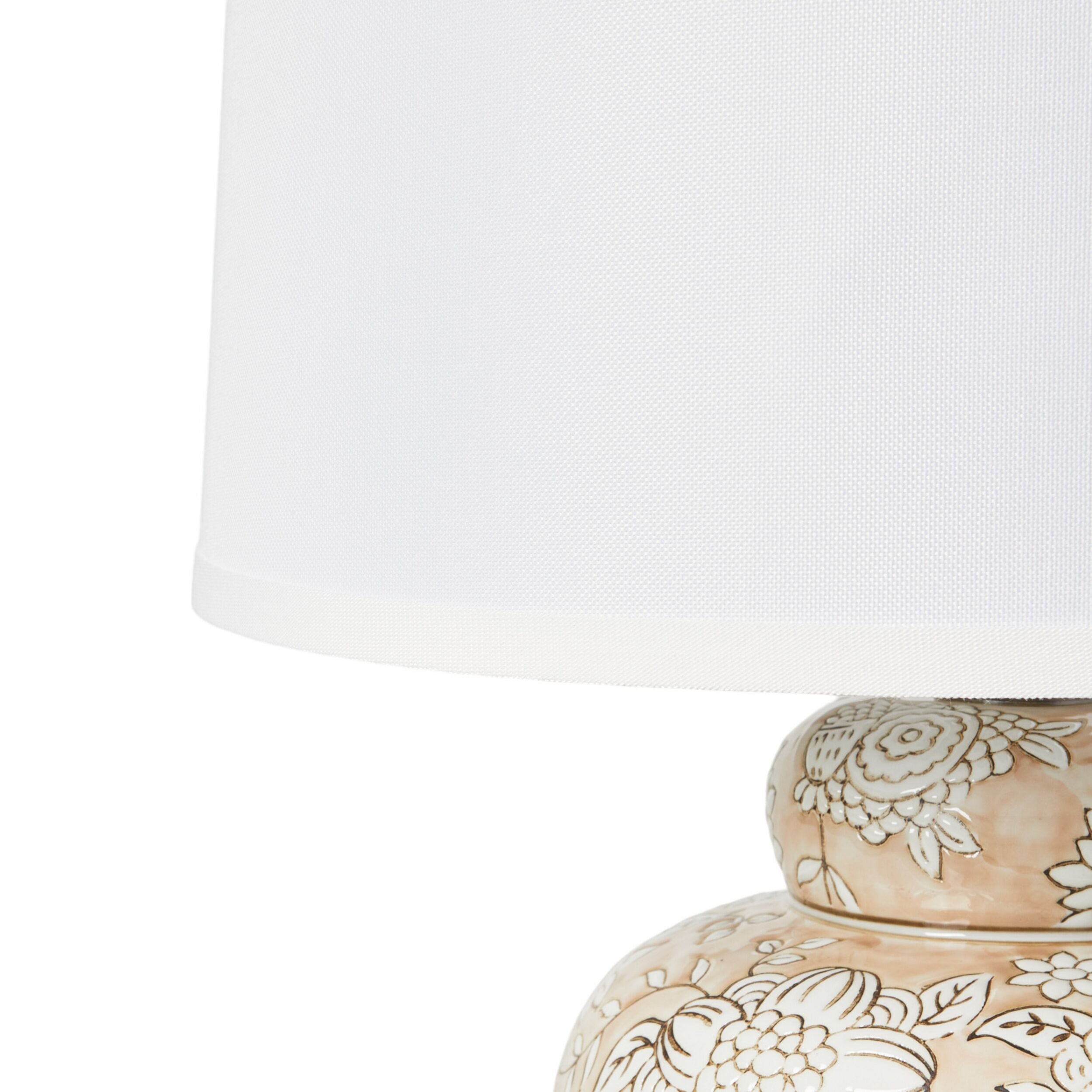 Pink Blush Floral Table Lamp 50cm