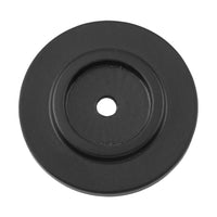 9690 Backplate For Domed Cupboard Knob Matte Black D25mm