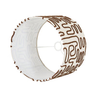 Embroidered Nomad Shade Latte 35cm