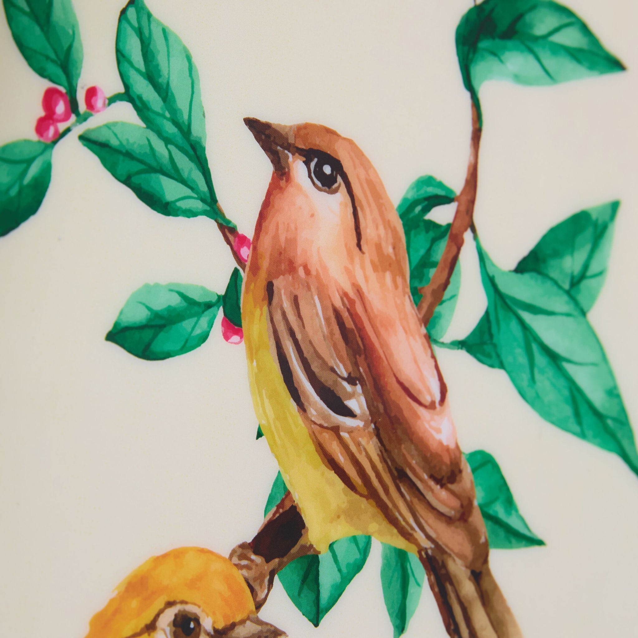 Folk Garden Oval Tray Cream