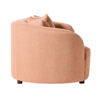 Alessa 3 Seater Sofa Luna Powder Pink