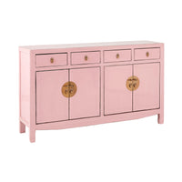 Sansha 4 Door & 4 Drawer Sideboard Blush Pink