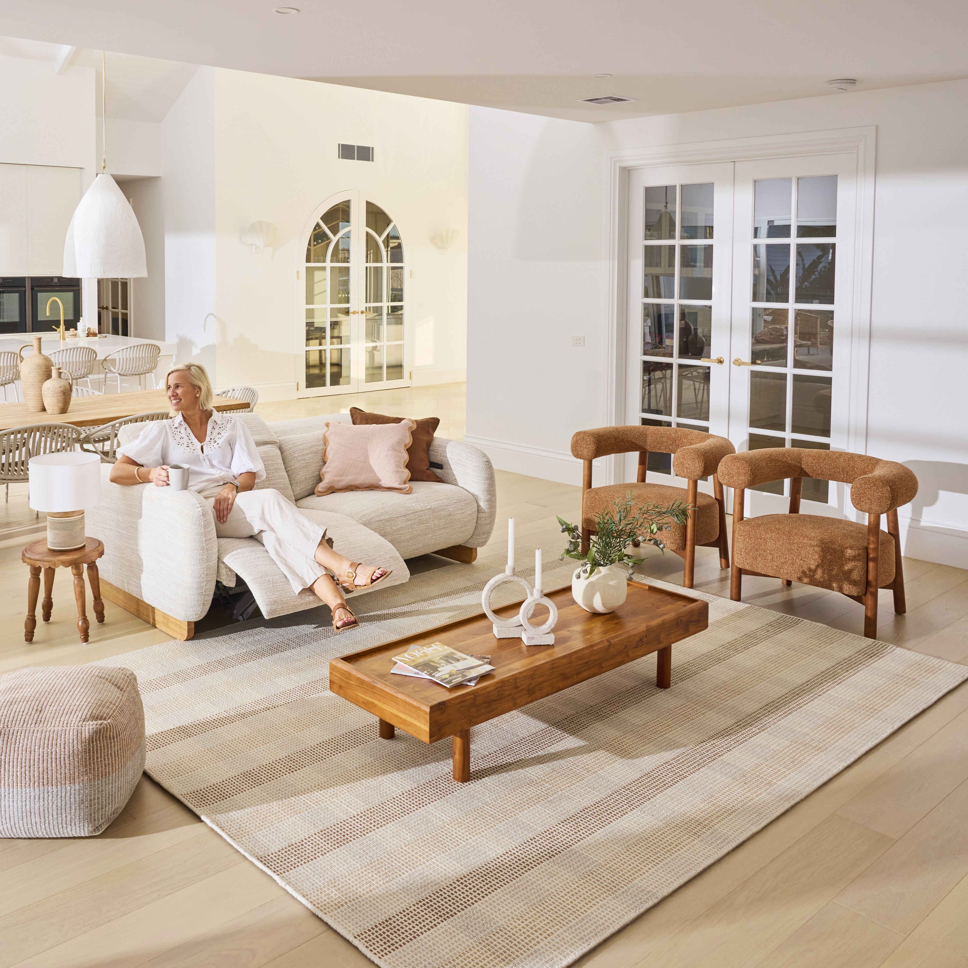 Alora Low Line Coffee Table 152cm in Acacia | Early Settler