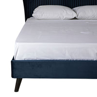 Pleat King Bed Midnight (NZ Super King)