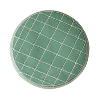 Kenzo Grid Coffee Table Green/White