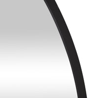 Ovale Arch Mirror 100x150cm Matte Black