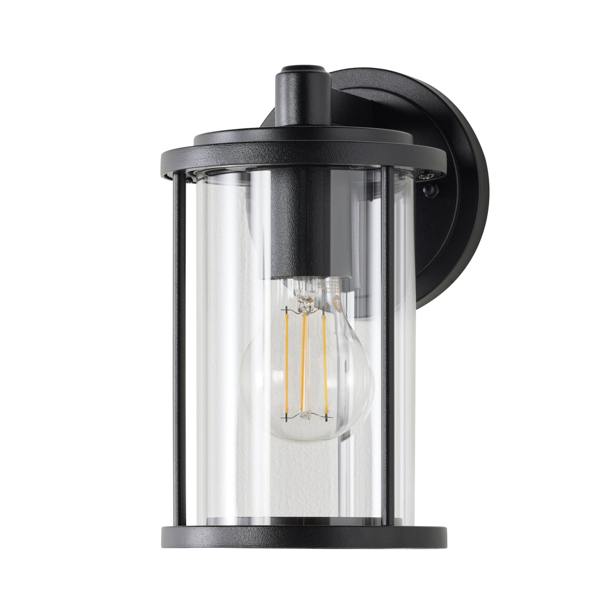 Dover 1 Light Exterior Wall Bracket Black