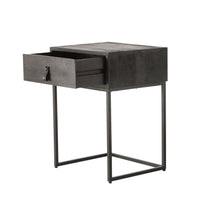 Willa 1 Drawer Bedside Table Black