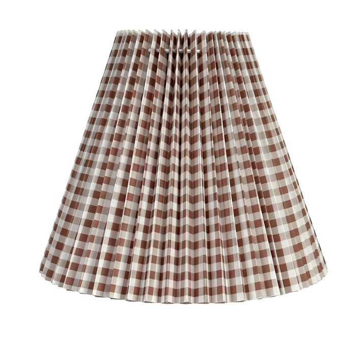 Lucille Pleated Tapered Shade Taupe 35cm