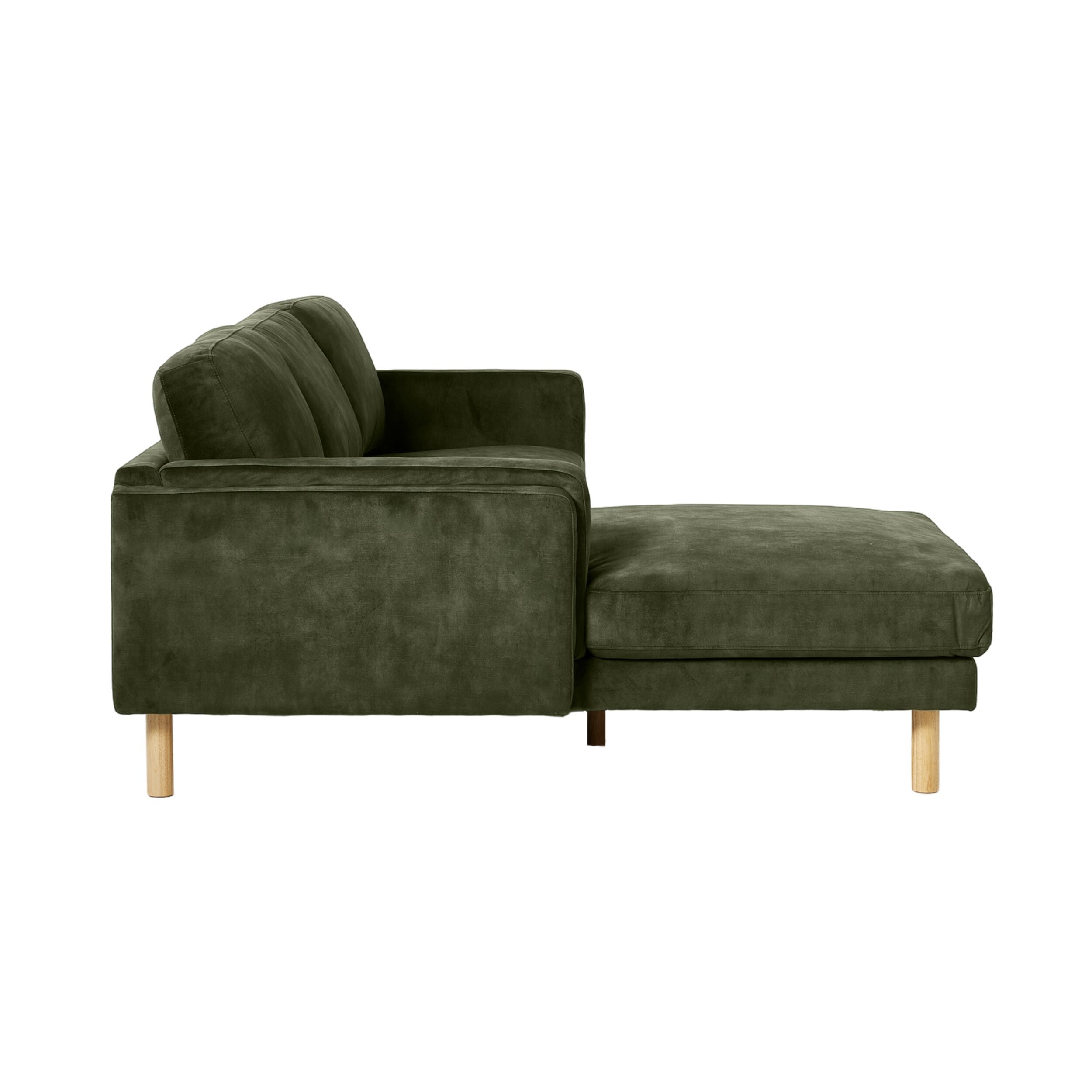 Finch 3 Seater LHS Chaise Haven Fennel