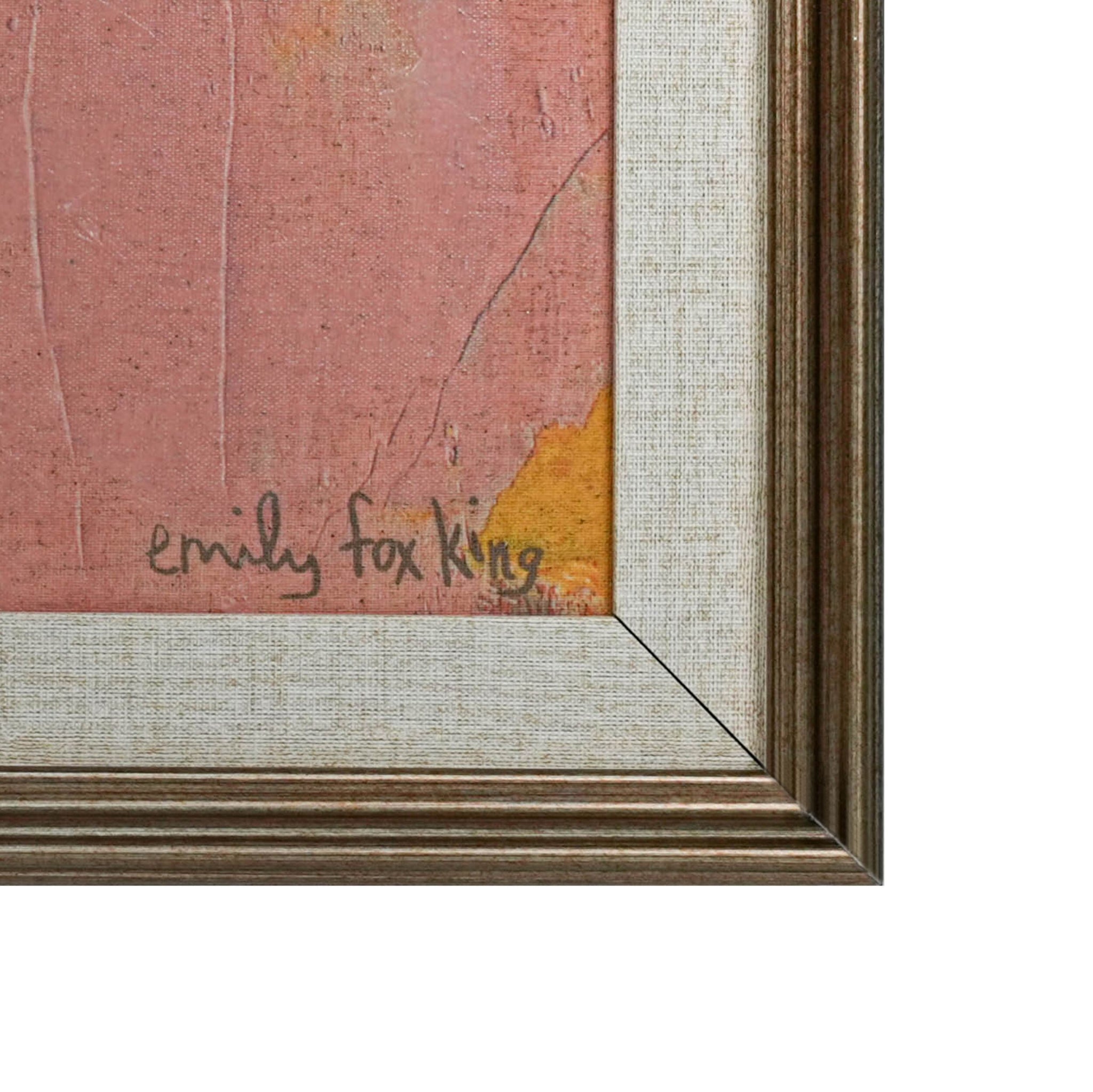 Sunburst Bouquet Framed Textured Print 100x135cm