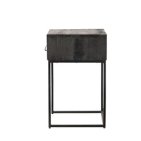 Willa 1 Drawer Bedside Table Black