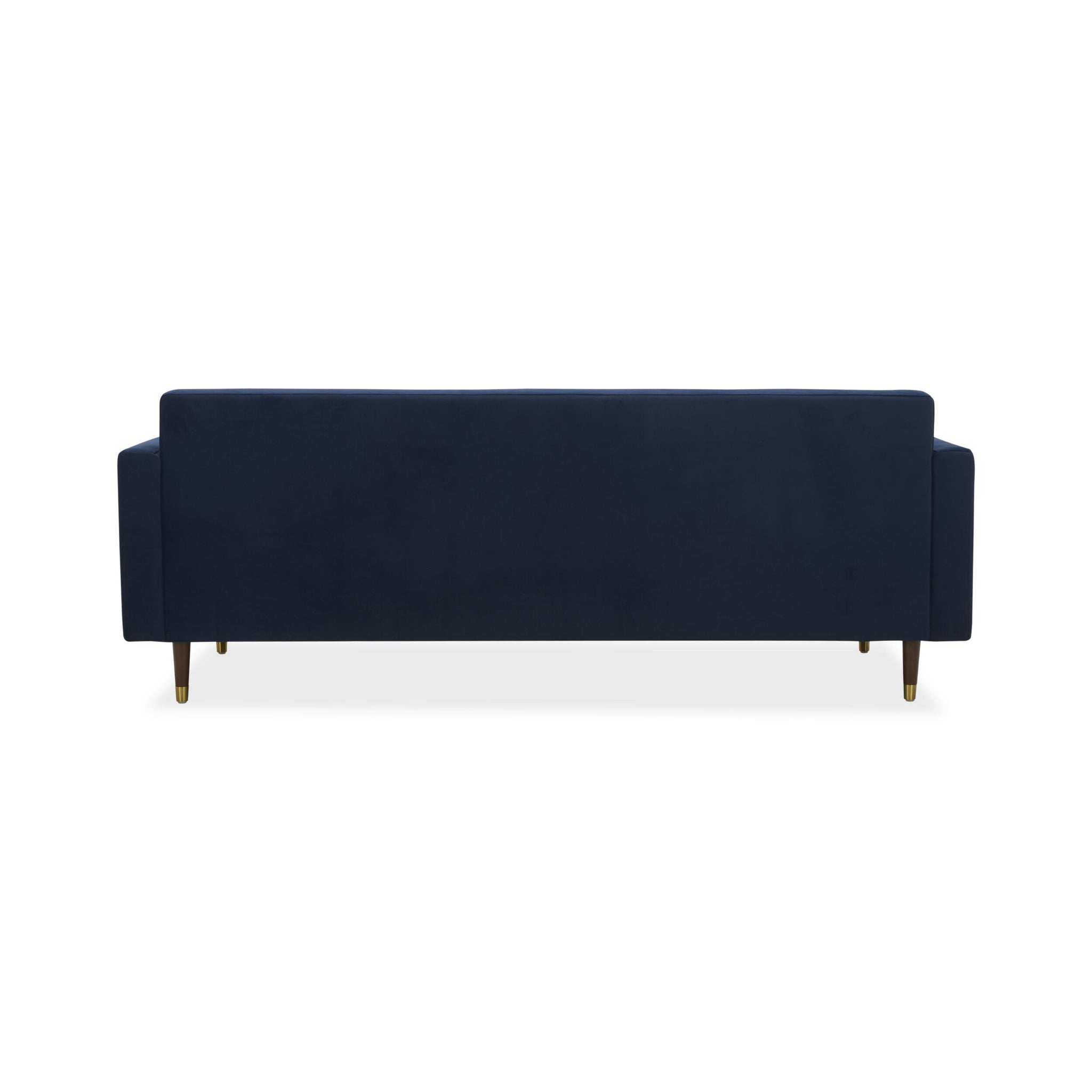 Stitch 3 Seater Velvet Sofa Indigo