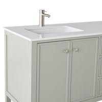 Liam Double Vanity Evergreen Fog 1550mm
