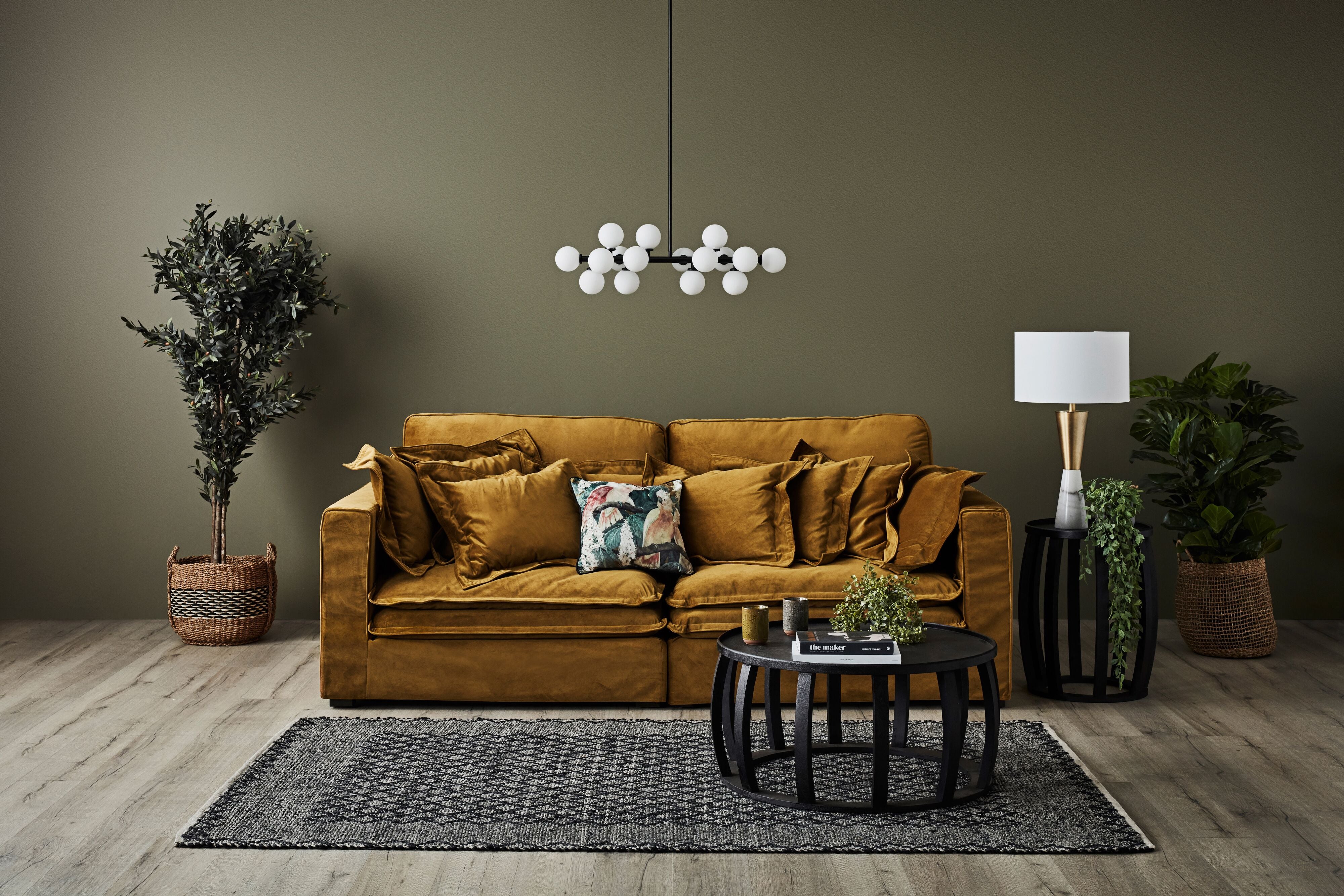 Ink Round Coffee Table Black Early Settler NZ