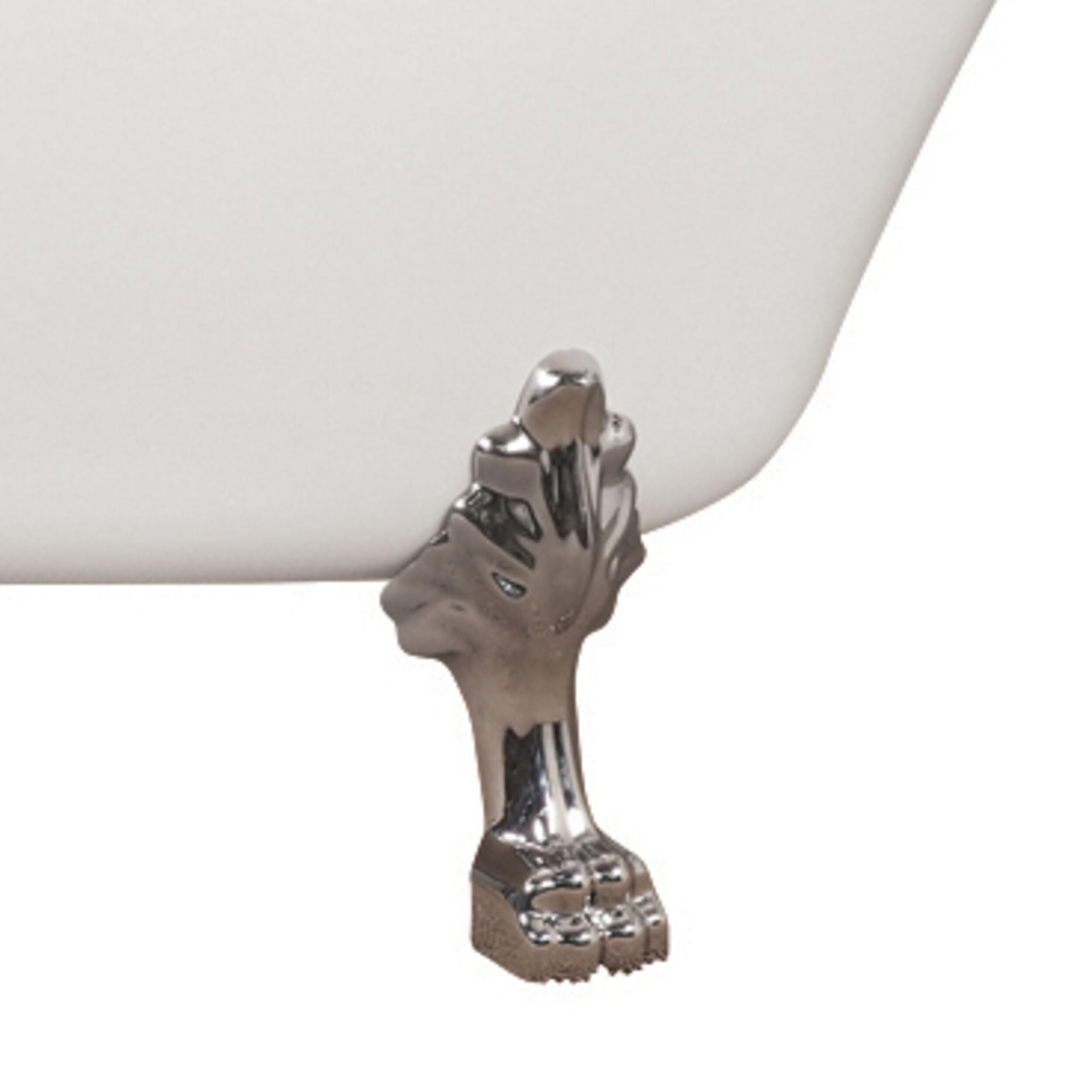 Alto Bath 1520mm with Chrome Feet Package