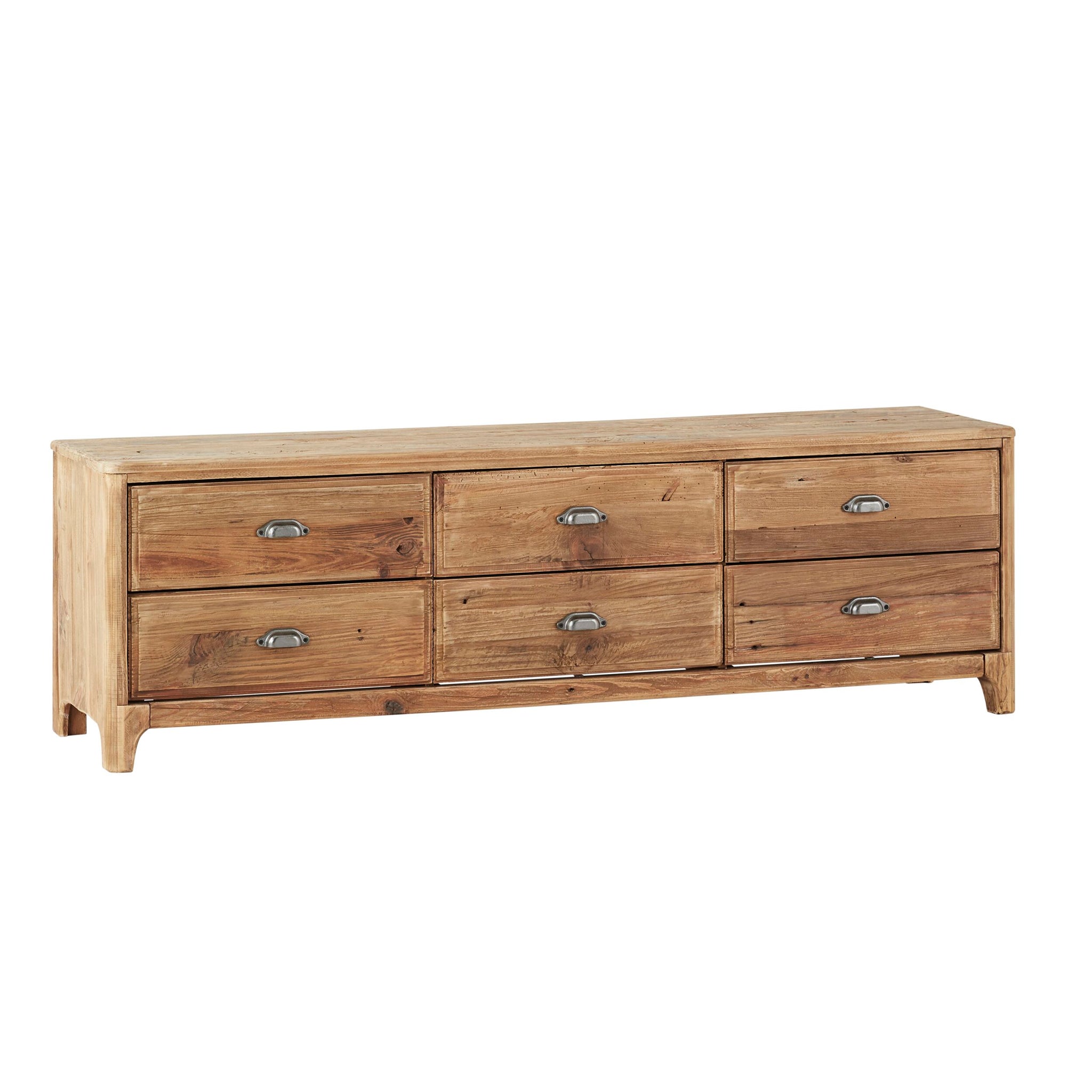 Kalise Reclaimed 6 Drawer TV Unit