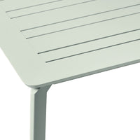 Santana Aluminium Extension Table Steely Green  200/300cm