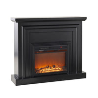 Islington Fireplace Black 120x33x101.5cm