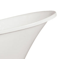 Alto White Bath 1520mm with Chrome Feet Package